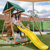 Greenvale Swing Set & Play Centre with 1.8m Slide (Yellow)