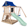 Hazelbrook Swing Set & Play Centre with 1.8m Slide (Pastel Green)