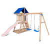 Hazelbrook Swing Set & Play Centre with 1.8m Slide (Pastel Pink)