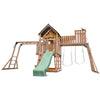 Kensington Swing Set, Monkey Bars & Play Centre with 2.2m Slide (Pastel Green)