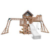 Kensington Swing Set, Monkey Bars & Play Centre with 2.2m Slide (White)