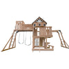 Kensington Swing Set, Monkey Bars & Play Centre with 2.2m Slide (White)