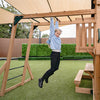 Kensington Swing Set, Monkey Bars & Play Centre with 2.2m Slide (White)