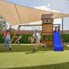 Meer Brook Play Centre Set with 2.2m Blue Slide