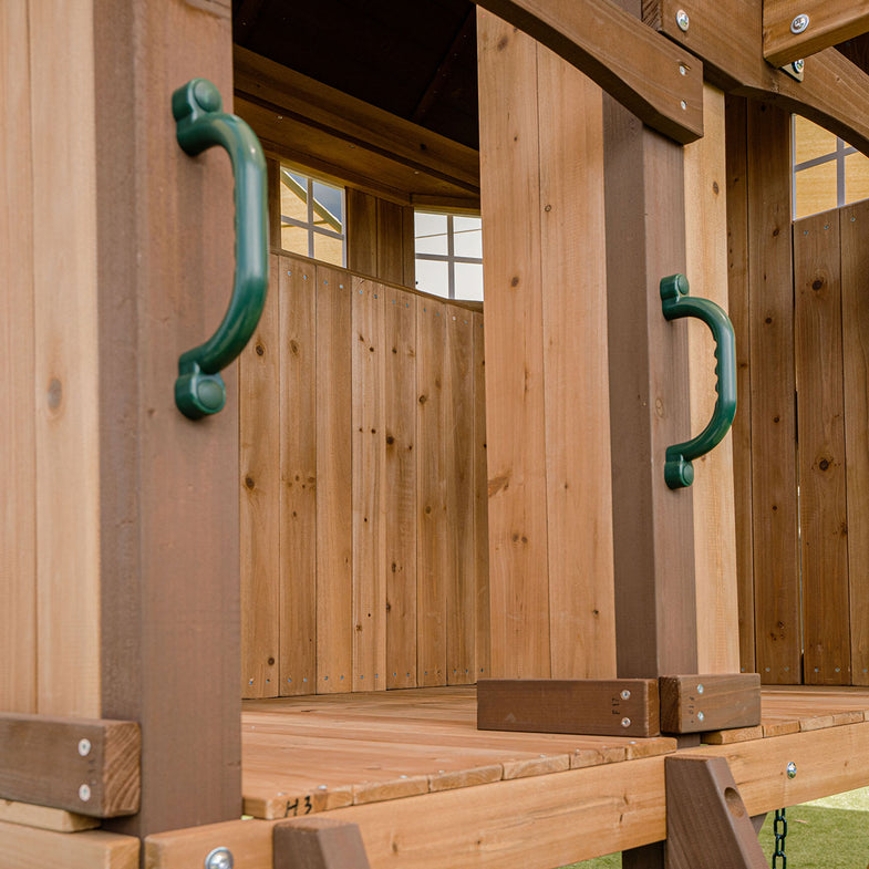 Meer Brook Play Centre Set with 2.2m Green Slide