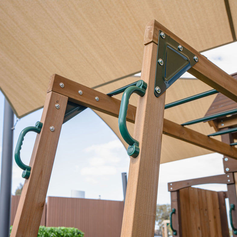 Meer Brook Play Centre Set with 2.2m Green Slide
