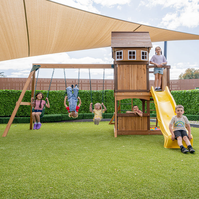 Meer Brook Play Centre Set with 2.2m Yellow Slide