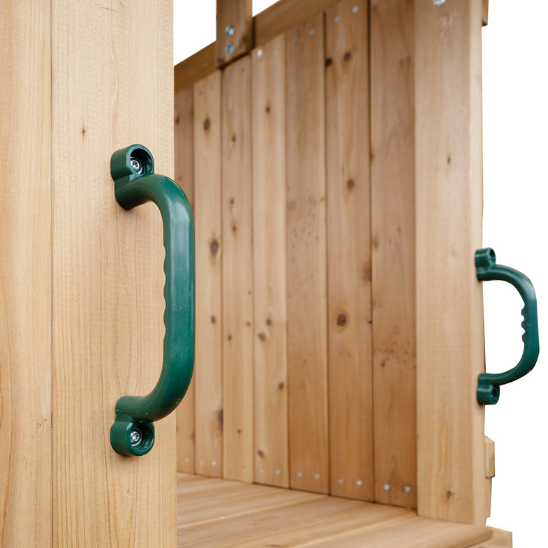 Montrose Swing Set & Play Centre with 2.2m Slide (Green)