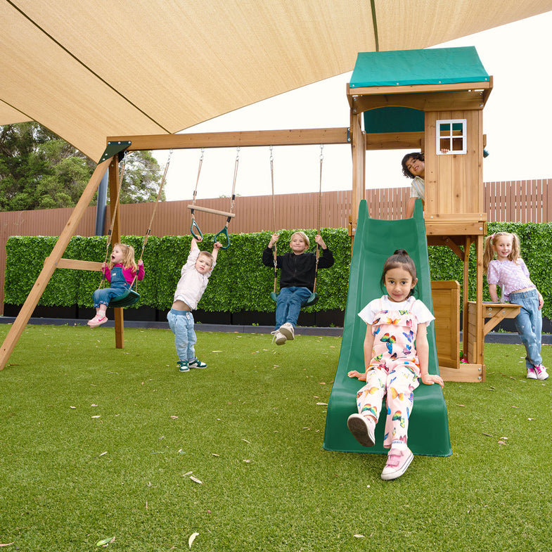 Montrose Play Centre Set with 2.2m Yellow Slide