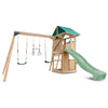 Montrose Swing Set & Play Centre with 2.2m Slide (Pastel Green)