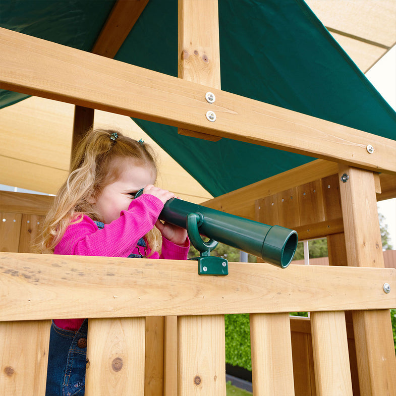 Montrose Swing Set & Play Centre with 2.2m Slide (Pastel Pink)