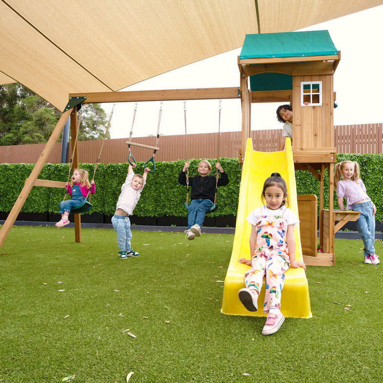 Montrose Play Centre Set with 2.2m Yellow Slide