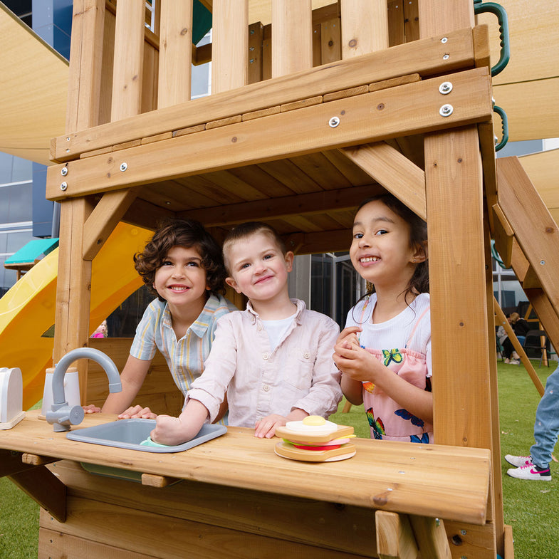 Montrose Play Centre Set with 2.2m Yellow Slide