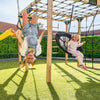 Orangutan Monkey Bars Jungle Gym Climbing Frame with 2.2m Slide (Yellow)