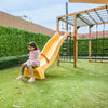 Orangutan Monkey Bars Jungle Gym Climbing Frame with 2.2m Slide (Yellow)