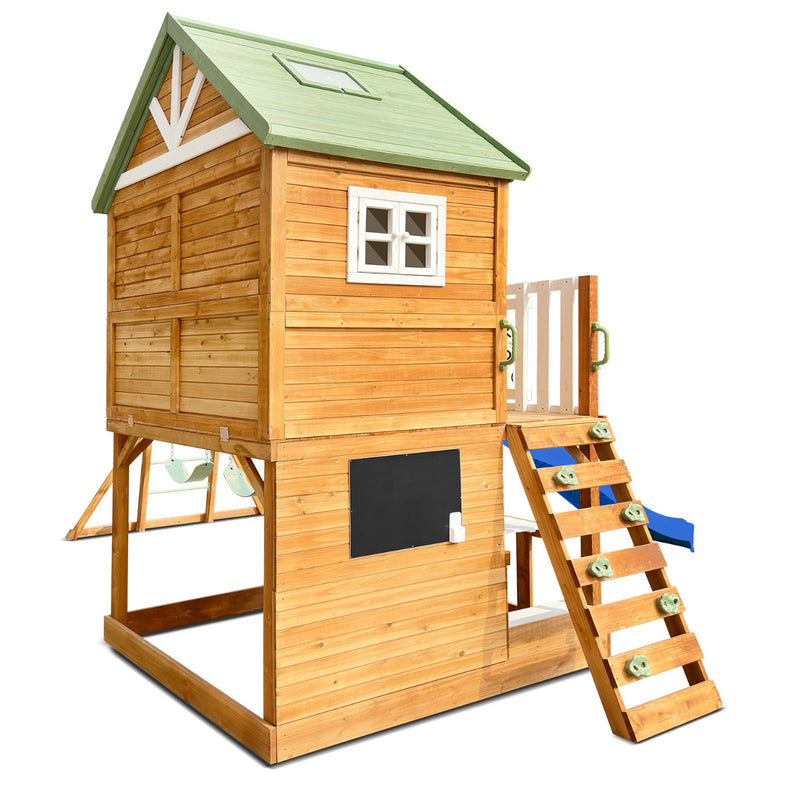 Riversdale Play Centre with 2.2m Slide (Blue)
