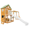 Riversdale Play Centre with 2.2m Slide (Pastel White)