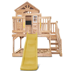 Silverton Cubby House with 1.8m Slide (Yellow)