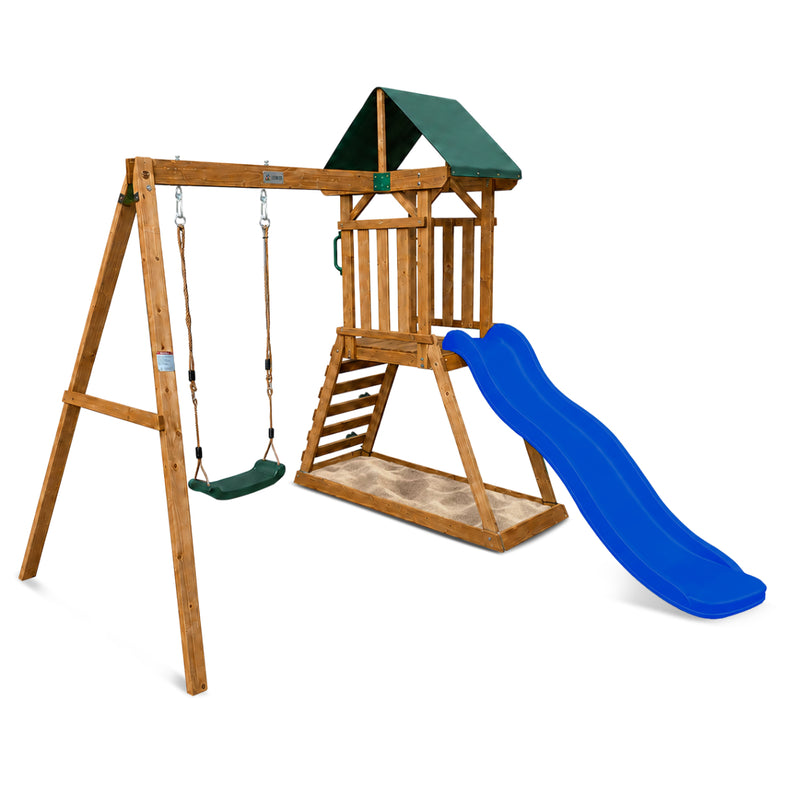 Wattle Play Centre with 1.8m Blue Slide