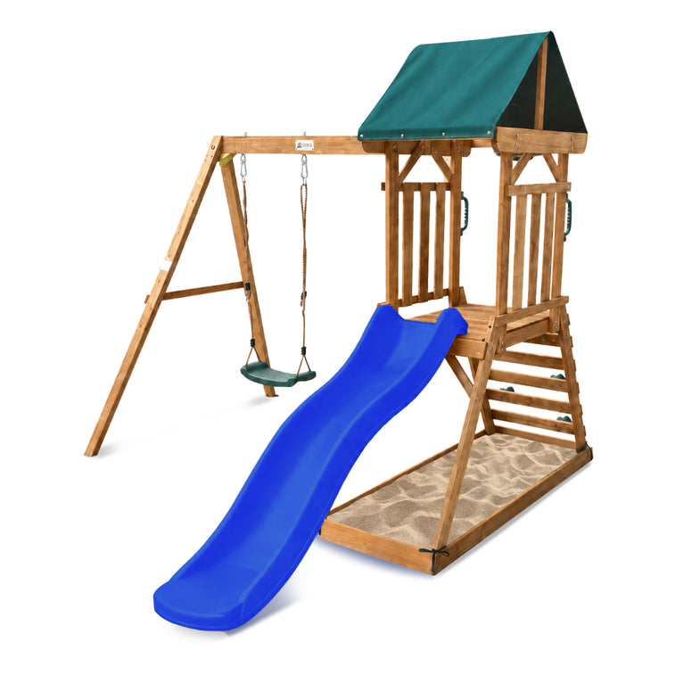 Wattle Play Centre with 1.8m Blue Slide