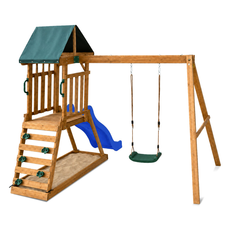 Wattle Play Centre with 1.8m Blue Slide