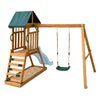 Wattle Play Centre with 1.8m Pastel Blue Slide