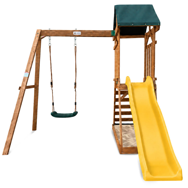 Wattle Play Centre with 1.8m Yellow Slide