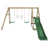 Winston Swing Set with Climb & 1.8m Slide (Green)