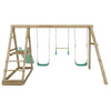 Winston Swing Set with Climb & 1.8m Slide (Pastel Green)