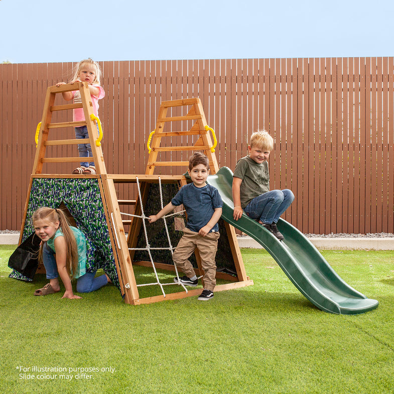 Cooper Climb &  1.8m Slide (Green)