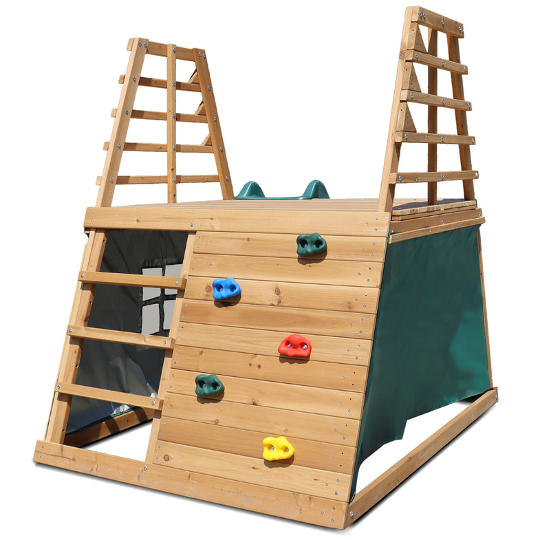 Cooper Climb &  1.8m Slide (Green)