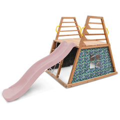 Cooper Climb & 1.8m Slide (Pastel Pink)
