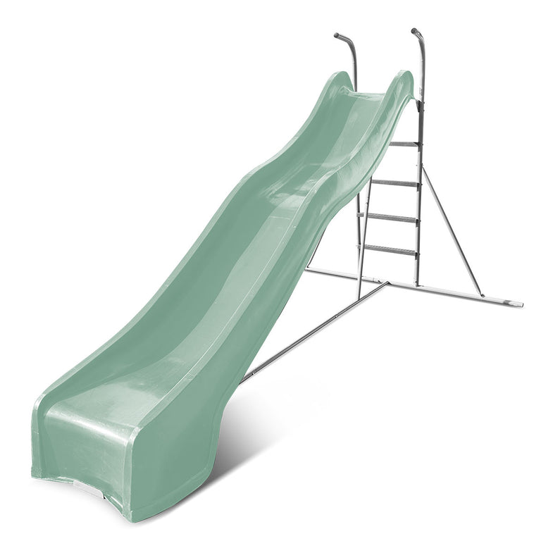 3m Slippery Slide With Pastel Green Slide