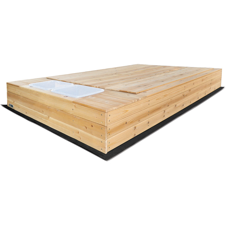 Mighty Sandpit with Wooden Cover