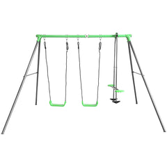 Hurley 2 Metal Swing Set
