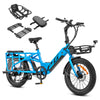 E-Moover Cargo Bike + Transporter Kit - Blue