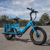 E-Moover Cargo Bike + Transporter Kit - Blue