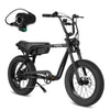 E-Raptor 20" Electric Street Bike - Matte Black + Throttle Kit