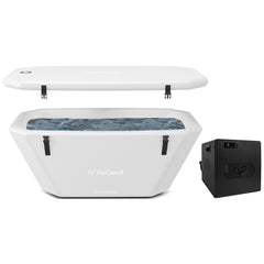 PolarChill (White) Cold Plunge Ice Bath with T2S Chiller Unit