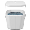 PolarChill (White) Cold Plunge Ice Bath with T2S Chiller Unit