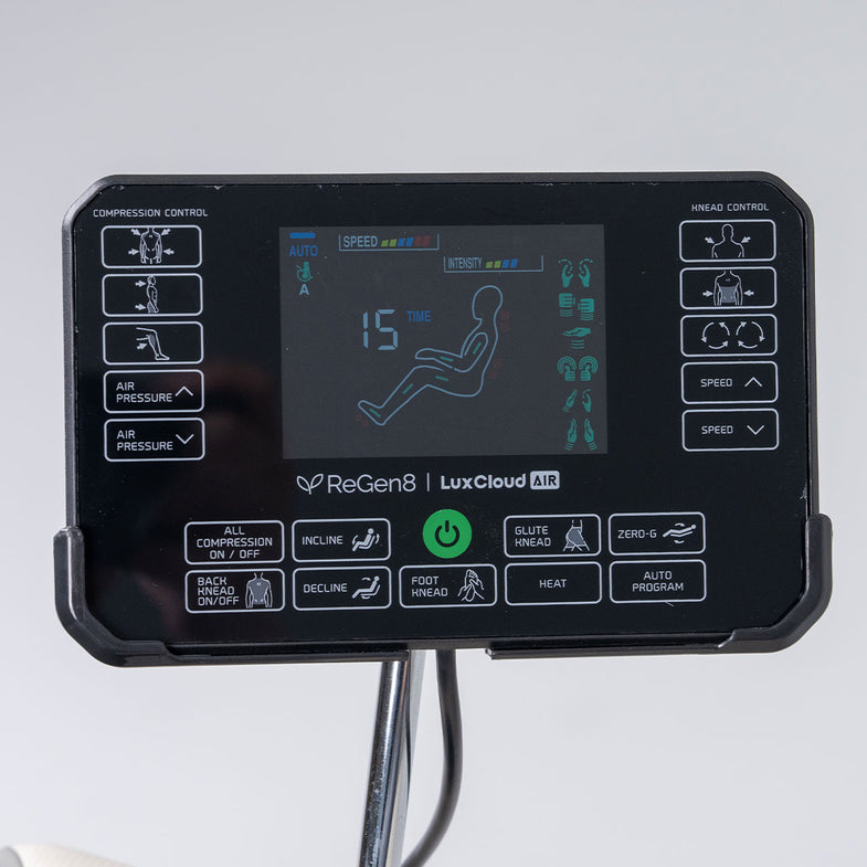 LuxCloud Air - Zero Gravity Heated Massage Chair (Black)