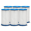 Everdrive Ice Bath Water Chiller Replacement PET Filters (6 Pack, Suits T1 and T2)
