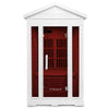Duo Outdoor – 2 Person Infrared Sauna (White)