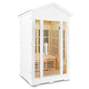 Duo Outdoor – 2 Person Infrared Sauna (White)