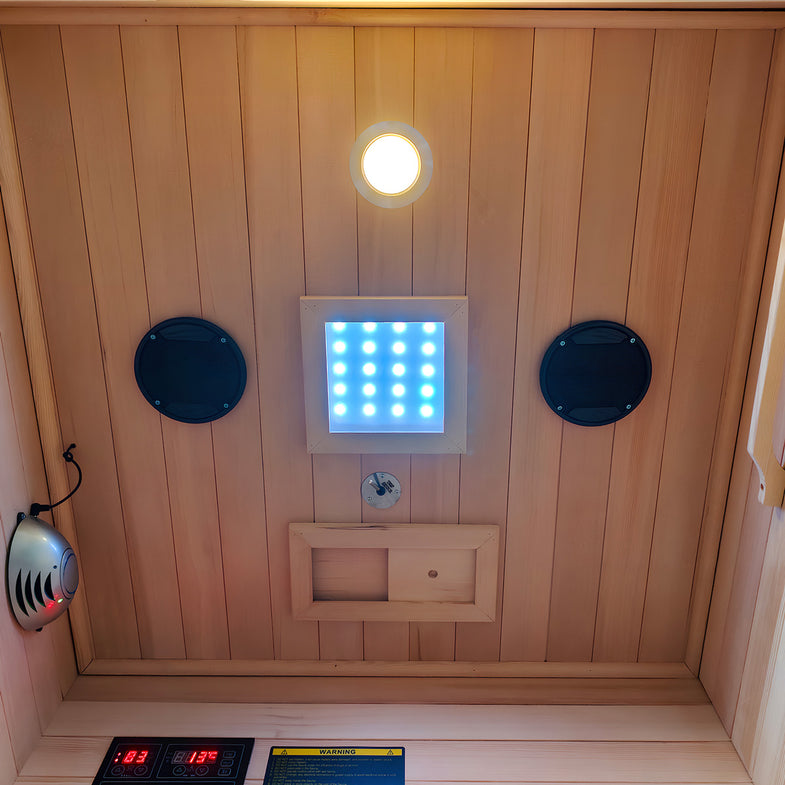 Solo V2 - 1 Person Infrared Sauna (White)