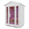 Trio Outdoor - 3 Person Infrared Sauna (White)