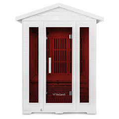 Trio Outdoor - 3 Person Infrared Sauna (White)