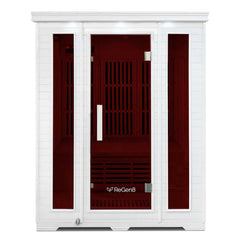 Trio - 3 Person Infrared Sauna (White)