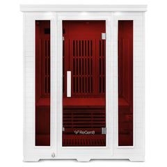 Trio - 3 Person Infrared Sauna (White)