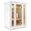 Trio - 3 Person Infrared Sauna (White)
